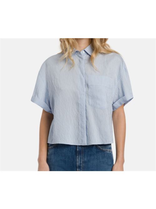 BOXI SHIRT DONDUP | DC490.EF0161D.002806 CELESTE